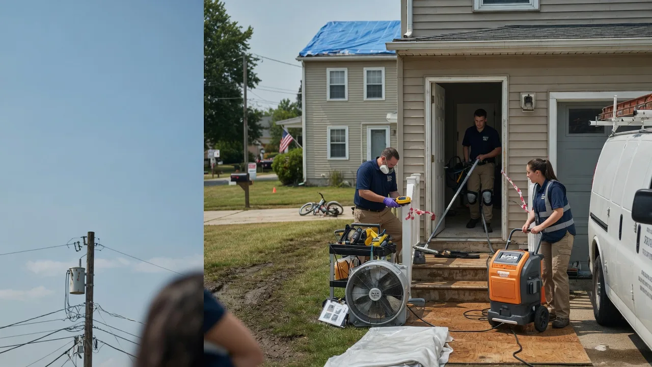 Water Damage Repair in Broomes Island, MD near me